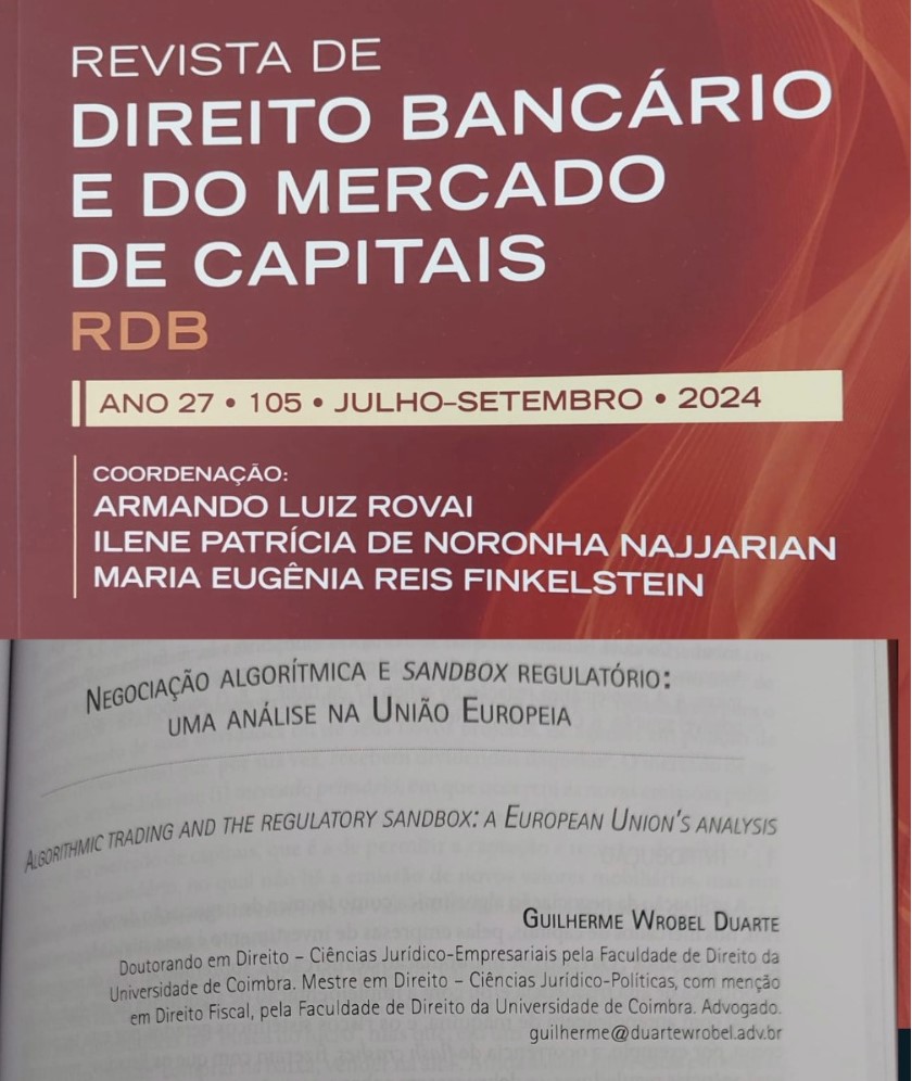 A Duarte e Wrobel Advocacia Reforça Expertise no Mercado Financeiro com Publicação de Artigo em Revista Especializada!